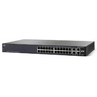 SWITCH CISCO SMB GIGABIT ETHERNET POE 195W, 24 PUERTOS 10/100/1000 MBPS + 2 PUERTOS SFP, 56 GBIT/S, ADMINISTRABLE (REMPLAZO DEL SG300-28PP-K9-NA)