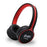 AUDIFONOS DIADEMA BLUETOOTH GHIA N1 HIFI SOUND NEGRO/ROJO 10M ALCANCE BT 4.2 BATERIA 300MAH - ABD Systems