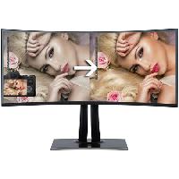 MONITOR PROFESIONAL LED CURVO VIEWSONIC VP3881 DE 38 PULGADAS 4K WQHD 3840X1600 HDMI USB DISPLAY PORT BOCINAS INTEGRADAS