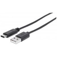 CABLE USB 3.1, GEN 1, A MACHO/ C MACHO, 5 GBPS, 3 M, NEGRO MANHATTAN