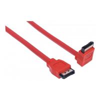 CABLE SATA MANHATTAN 50CM 7 PINES CONECTOR ANGULO 90 GRADOS M-M