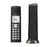 TELEFONO INALAMBRICO PANASONIC KX-TGK210B DECT 120 CANALES CON IDENTIFICADOR DE LLAMADAS NEGRO