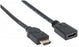 CABLE EXTENSION HDMI MANHATTAN 1.8M ETHERNET 3D 4K M-H BLINDADO - ABD Systems