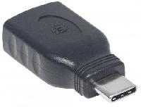 ADAPTADOR MANHATTAN USB-C A USB TIPO A A 3.1 MACHO-HEMBRA - ABD Systems