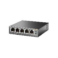 SWITCH TP-LINK TL-SF1005P 5 PUERTOS RJ45 10/100 MBPS NO ADMINISTRABLE CON 4 PUERTOS POE PARA ESCRITORIO - ABD Systems