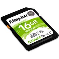 MEMORIA KINGSTON SDHC CANVAS SELECT 16GB UHS-I CLASE 10 - ABD Systems