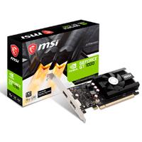 T. DE VIDEO MSI NVIDIA GT1030/PCIE X16 3.0/2GB DDR4/HDMI/DP/BAJO PERFIL/GAMA BASICA - ABD Systems