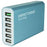 CARGADOR USB PERFECT CHOICE MULTIPLE DE 6 PUERTOS 2.4A CON QUICK CHARGE