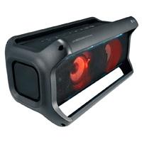 BOCINA PORTATIL LG PK7 40W, MULTIBLUETOOTH(2) BAT HASTA 22HRS, RESISTENTE A SALPICADURA DE AGUA, LUCES LED, COLOR NEGRO