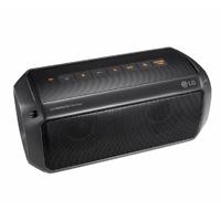 BOCINA PORTATIL LG PK3 16W, MULTIBLUETOOTH(2) AUX, BAT HASTA 12HRS, RESISTENTE AL AGUA(IPX7), COLOR NEGRO