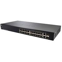 SWITCH CISCO SMB 24 PUERTOS 10/100/1000MBPS + 2 PUERTOS SFP, SMART (REMPLAZO DEL SLM2024T-NA) - ABD Systems