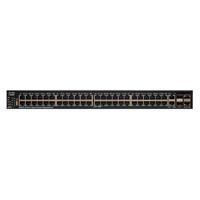 SWITCH CISCO SMB GIGABIT ETHERNET, 48 PUERTOS 10/100/1000MBPS + 2 PUERTOS SFP+, 176 GBIT/S, 16.000 ENTRADAS, GESTIONADO