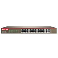 SWITCH S3300-26-PWR-M IP-COM POE, WEB  SMART, 24 PUERTOS FE POE AF, AT, 2 GE, VLAN, 370 W - ABD Systems