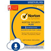 ESD NORTON SECURITY PLUS ESP / 5 DISPOSITIVOS / 2 A�OS - DESCARGA DIGITAL