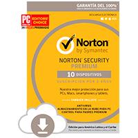 ESD NORTON SECURITY PREMIUM ESP / 10 DISP / 2 A�OS / 25GB SEGURIDAD EN LA NUBE - DESCARGA DIGITAL