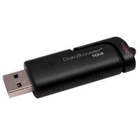 MEMORIA KINGSTON 32GB USB 2.0 ALTA VELOCIDAD / DATATRAVELER 104 NEGRO - ABD Systems