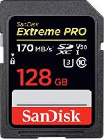 MEMORIA SANDISK 128GB SDXC EXTREM PRO UHS-I 170MB/S 4K V30 CLASE 10 - ABD Systems