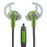 AUD�FONOS DEPORTIVOS IN-EAR CON MICR�FONO EASY LINE BY PERFECT CHOICE VERDE/GRIS