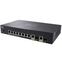 SWITCH CISCO SMB 8 PUERTOS POE+ 62W, 10/100/1000, 2 PUERTOS COMBINADOS SFP/GIGABIT DE COBRE