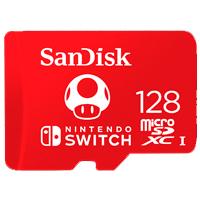 MEMORIA SANDISK 128GB MICRO SDXC NINTENDO SWITCH 100MB/S 4K FULL HD U3 V30 - ABD Systems