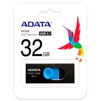 MEMORIA ADATA 32GB USB 3.1 UV320 RETRACTIL NEGRO-AZUL