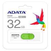 MEMORIA ADATA 32GB USB 3.1 UV320 RETRACTIL BLANCO-VERDE