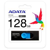 MEMORIA ADATA 128GB USB 3.1 UV320 RETRACTIL NEGRO-AZUL