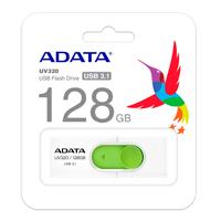 MEMORIA ADATA 128GB USB 3.1 UV320 RETRACTIL BLANCO-VERDE