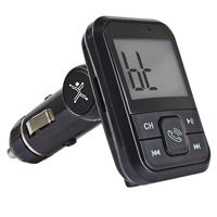 TRANSMISOR FM DE AUDIO BLUETOOTH PARA AUTO PERFECT CHOICE NEGRO