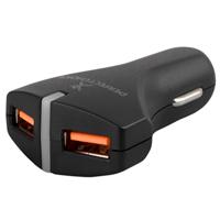 CARGADOR DUAL USB QC3.0 PARA CARROS PERFECT CHOICE NEGRO