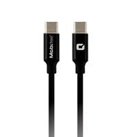 CABLE TIPO C-C MOBIFREE COLOR NEGRO 1MT  MB-923699