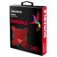 UNIDAD DE ESTADO SOLIDO SSD EXTERNO ADATA SD600Q 240GB USB 3.1  ROJO WINDOWS/MAC/LINUX/ANDROID