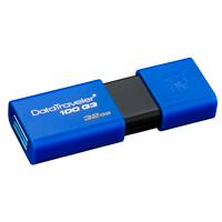 MEMORIA KINGSTON 32GB USB 3.0 ALTA VELOCIDAD / DATATRAVELER 100 G3 AZUL - ABD Systems