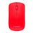 MOUSE INALAMBRICO TRUEBASIX/ACTECK/ RECEPTOR 2.4G/ 1000 DPI/ COLOR  ROJO /TB-924801