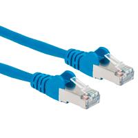 CABLE PATCH INTELLINET CAT 6A, 2.1M 7.0F S/FTP AZUL