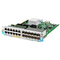 MODULO HPE ARUBA 12 PUERTOS RJ45 10/100/1000 POE+ Y 12 PUERTOS SFP 1G V3 ZL2