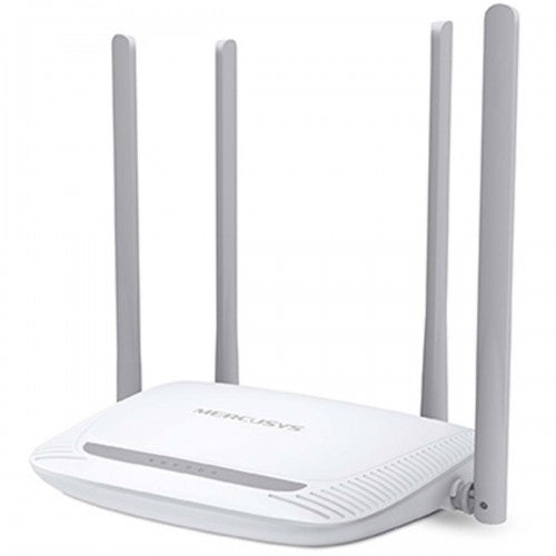 ROUTER INALAMBRICO MERCUSYS MW325R 300MBPS 802.11N/G/B 3 PUERTOS LAN 10/100 1 PUERTO WAN 10/100 4 ANTENAS FIJAS EXTERNAS