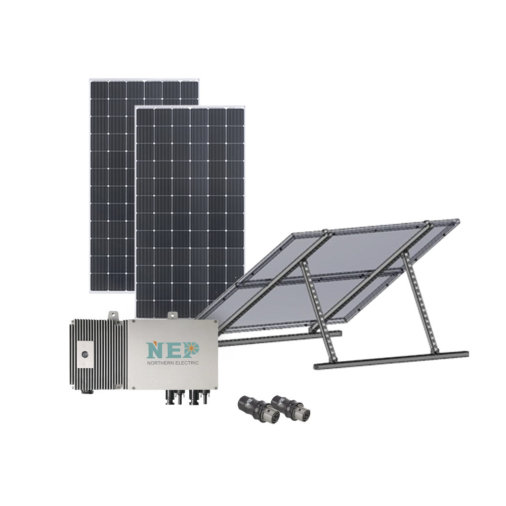 Kit Solar para Interconexión de 550 W de Potencia, 220 Vca con Micro Inversores y Paneles Monocristalinos de Máxima Eficiencia.