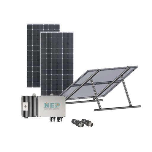 Kit Solar para Interconexión de 550 W de Potencia, 220 Vca con Micro Inversores y Paneles Monocristalinos de Máxima Eficiencia.