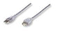 CABLE USB 2.0 EXTENSION MANHATTAN 4.5 MTS TIPO A MACHO - A HEMBRA PLATA