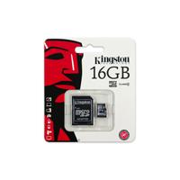 MEMORIA KINGSTON MICRO SDHC 16GB CLASE 4 C/ADAPTADOR - ABD Systems