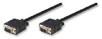 CABLE VGA MANHATTAN PARA MONITOR O PROYECTOR 7.5 MTS NEGRO MACHO-MACHO