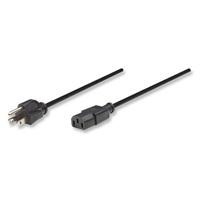 CABLE ALIMENTACION CORRIENTE MANHATTAN 1.8M C13 MONITOR PROYECTOR CPU - ABD Systems