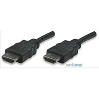 CABLE HDMI MANHATTAN 15.0M 4K 3D M-M VELOCIDAD 1.4 MONITOR TV PROYECTOR - ABD Systems