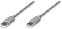 CABLE USB MANHATTAN A-A 1.8 MTS GRIS