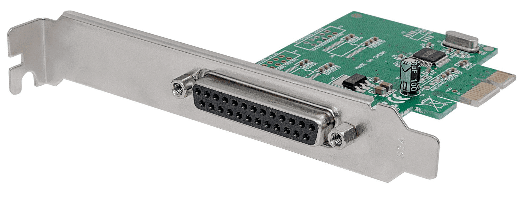 TARJETA PCI EXPRESS MANHATTAN PARALELO DB25 1 PUERTO BRACKET LARGO CORTO - ABD Systems