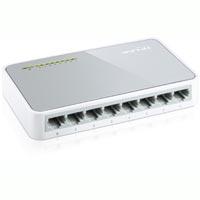 SWITCH TP-LINK TL-SF1008D 8 PUERTOS RJ45 10/100 MBPS NO ADMINISTRABLE AUTO MDI/MDIX HALF Y FULL DUPLEX PARA ESCRITORIO - ABD Systems