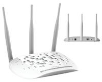 ACCESS POINT INALAMBRICO TP-LINK TL-WA901ND 802.11 N/G/B 450 MBPS 3 ANTENAS DESMONTABLES 5DBI POE PASIVO 30M - ABD Systems