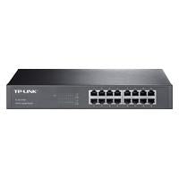 SWITCH TP-LINK TL-SG1016D 16 PUERTOS RJ45 10/100/1000 MBPS NO ADMINISTRABLE PARA ESCRITORIO O RACK DE 13 PULGADAS - ABD Systems