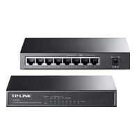 SWITCH TP-LINK TL-SF1008P 8 PUERTOS RJ45 10/100 MBPS NO ADMINISTRABLE CON 4 PUERTOS POE PARA ESCRITORIO - ABD Systems